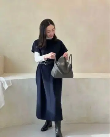 yonfa 쿠코 원피스 블랙