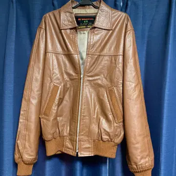 맥그리거 브라운 레더 자켓 L 사이즈