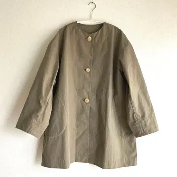 ARTS&SCIENCE 아츠&사이언스 노카라 코트 자켓