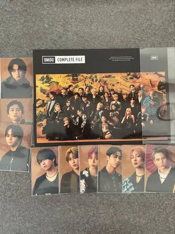 BOMG COMPLETE FILE 포토카드 세트