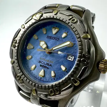[ 작동 ] SEIKO 키네틱 스쿠버 200m 방수 5M63-0B30