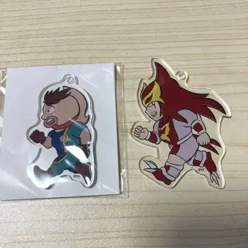 지금, 달려가는 근육맨 아크릴 키링 2점 세트