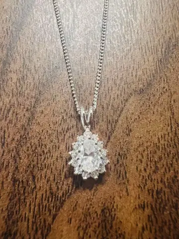 [ 미사용 새상품 ] SV925 지르코니아 목걸이