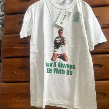 Celtic T셔츠 화이트 프린트 포함