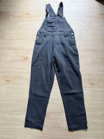 다크 그레이 오버롤 코튼