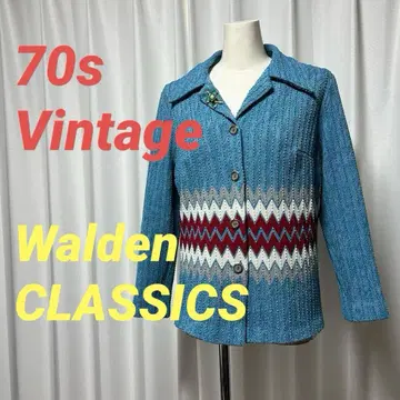 70sVintage! 폴리에스테르 자켓 Walden CLASSICS 진주