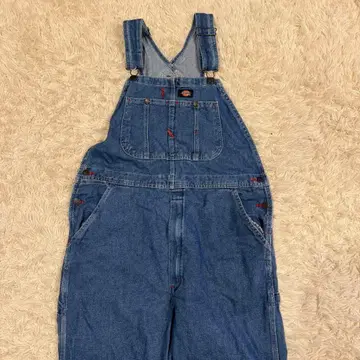 [ 레어 ] Dickies 디키즈 오버롤 데님 34 x 32