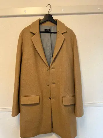 A.P.C. 베이지 체스터 코트 M