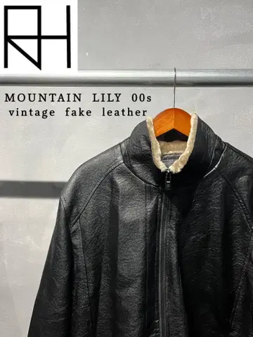 [ 구제 의류 ] Mountain Lily 00s 인조 가죽 코트