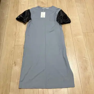 그레이 레이온 혼방 원피스 L 사이즈