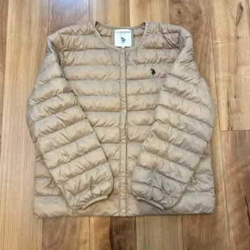 US POLO ASSN. 베이지 패딩 자켓