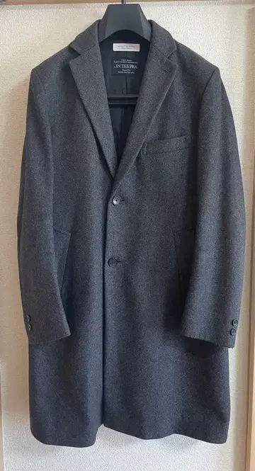 BEAUTY & YOUTH 그레이 체스터 코트 M 사이즈