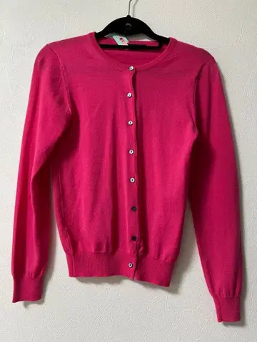 클리닝 완료 컨디션 최상 맥피 핑크 가디건