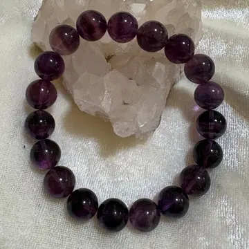 퍼플 팬텀 플로라이트 팔찌 약 10~11mm
