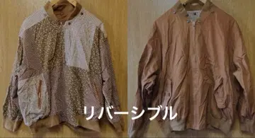 y2k 레트로 리버서블 블루종