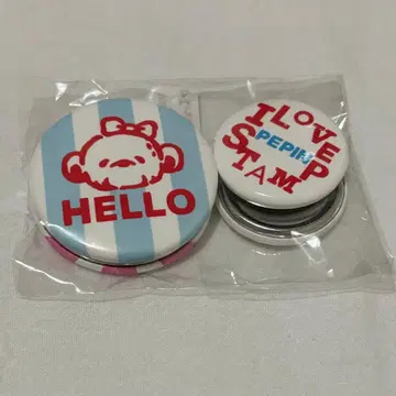 미사용 새상품 페핀 pepin 캔뱃지 세트