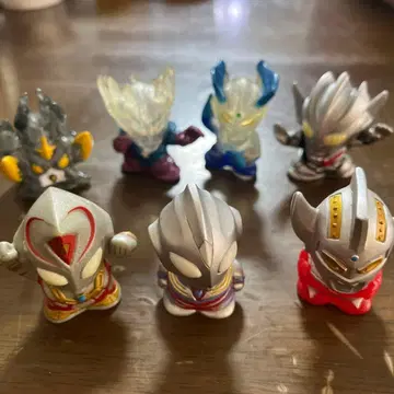 울트라맨 시리즈 손가락 인형 피규어 7개 세트