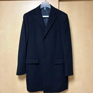 NEWYORKER 체스터 코트 네이비 일본제