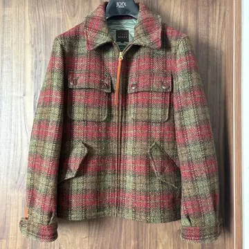 STYLE WORKS 체크 무늬 울 자켓