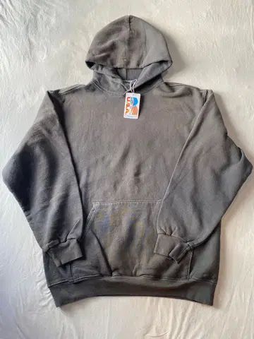 미사용 새상품 서던 매뉴팩처링 미국제 후드티 앤티크 염색