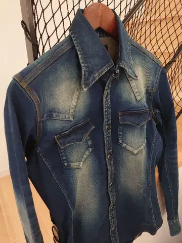 [ 컨디션 최상 ] junhashimoto 데님 셔츠 하시모토 준 일본제