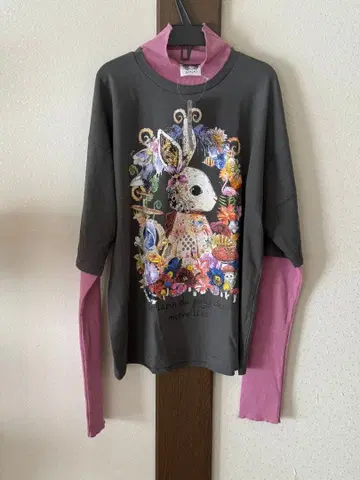 스칼라 원더랜드 토끼 레이어풍 롱티