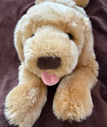 요시토쿠 레트로 골든 리트리버 봉제 인형