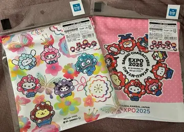 만박 미야쿠미야쿠 산리오 복조리 핑크 화이트 2점