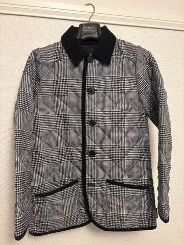 [ 새상품급 ] 트래디셔널 웨더 체크 무늬 퀼팅 자켓