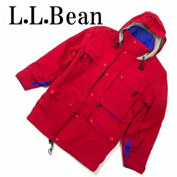 LA8736 엘엘빈 윈드 브레이커 빨간색 나일론 100% S