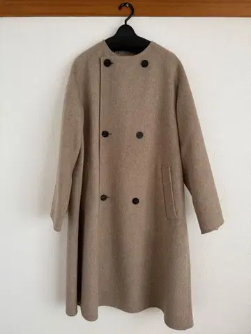 GALERIE VIE 울 더블 브레스트 코트 36