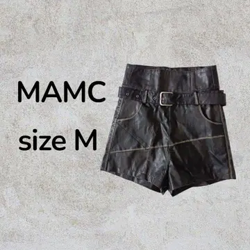 MAMC 가죽 숏팬츠 M 사이즈