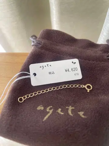 agete K10 조절 목걸이 팔찌