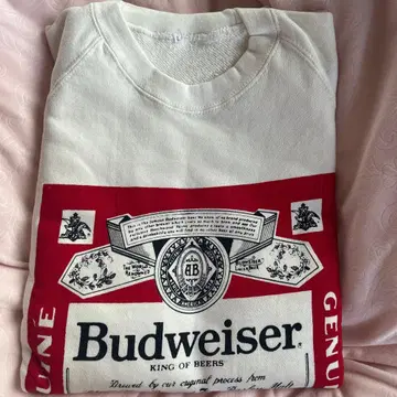 Budweiser 프린트 디자인 트레이닝복 L 사이즈 버드와이저 맥주