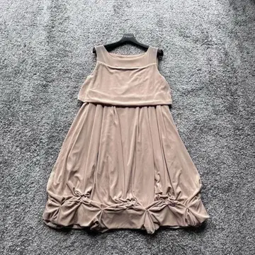 VELOUR NOIR 42 핑크 베이지 원피스 폭시