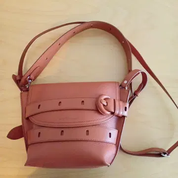 J&M DAVIDSON 가죽 벨트백 브라운 2way