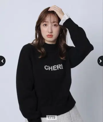 아푸와이저 리셰 레이어드 비쥬 로고 니트