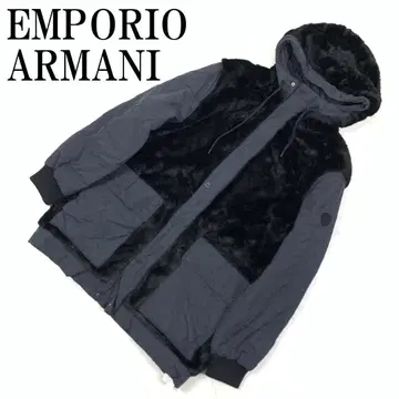 LA8738 엠포리오 아르마니 코트 그레이 퍼 XL