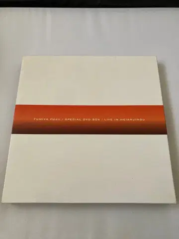 후지이 후미야 LIVE IN 헤이안 신궁 FC 한정판 2장 세트 DVD