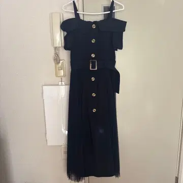 오프숄더 블랙 원피스 F 사이즈