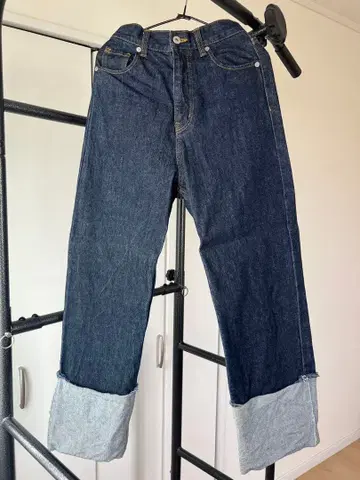 DISCOAT 데님 롤업 팬츠