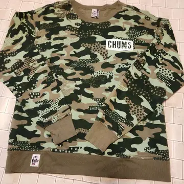 CHUMS 카모플라쥬 트레이닝복 L 속기모 남성용