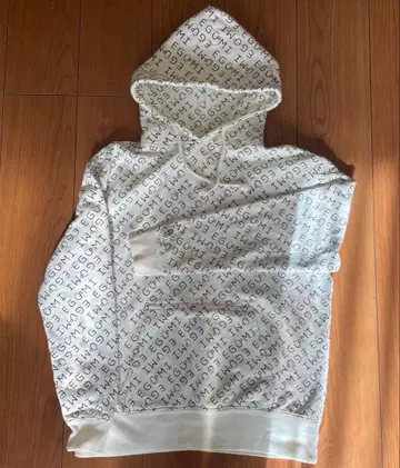 에구치 타쿠야 x TAKALAKA EGUMI 모노그램 화이트 후드티