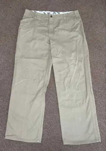 벤 데이비스 베이지 워크 팬츠