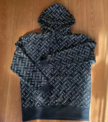 에구치 타쿠야 x TAKALAKA EGUMI 모노그램 블랙 후드티