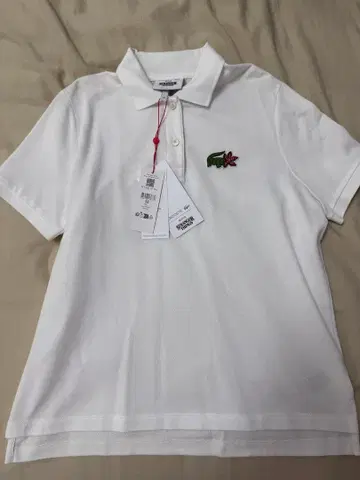 택 포함 새상품 LACOSTE Netflix 콜라보 피케 셔츠