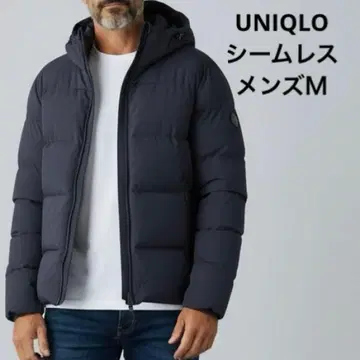 UNIQLO 심리스 다운 자켓 남성용 M