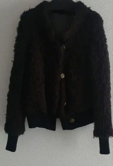 MACPHEE 노카라 자켓 블랙 38