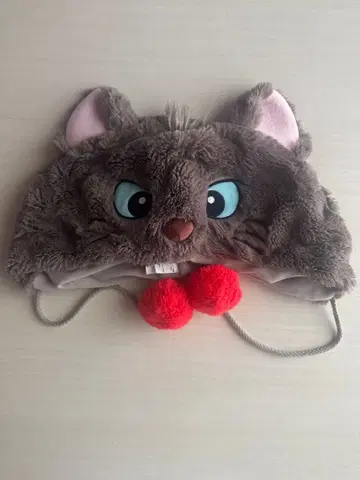 귀 달린 고양이 캐릭터 모자 폼폼 포함