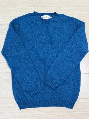 [ 새상품급 ] 할리 오브 스코틀랜드 Harley 울 스웨터 38 블루